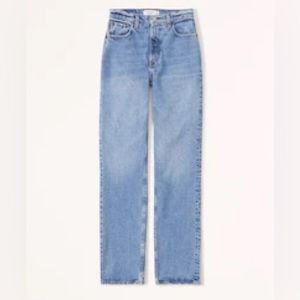 Abercrombie Ultra High Rise 90s Straight Jean